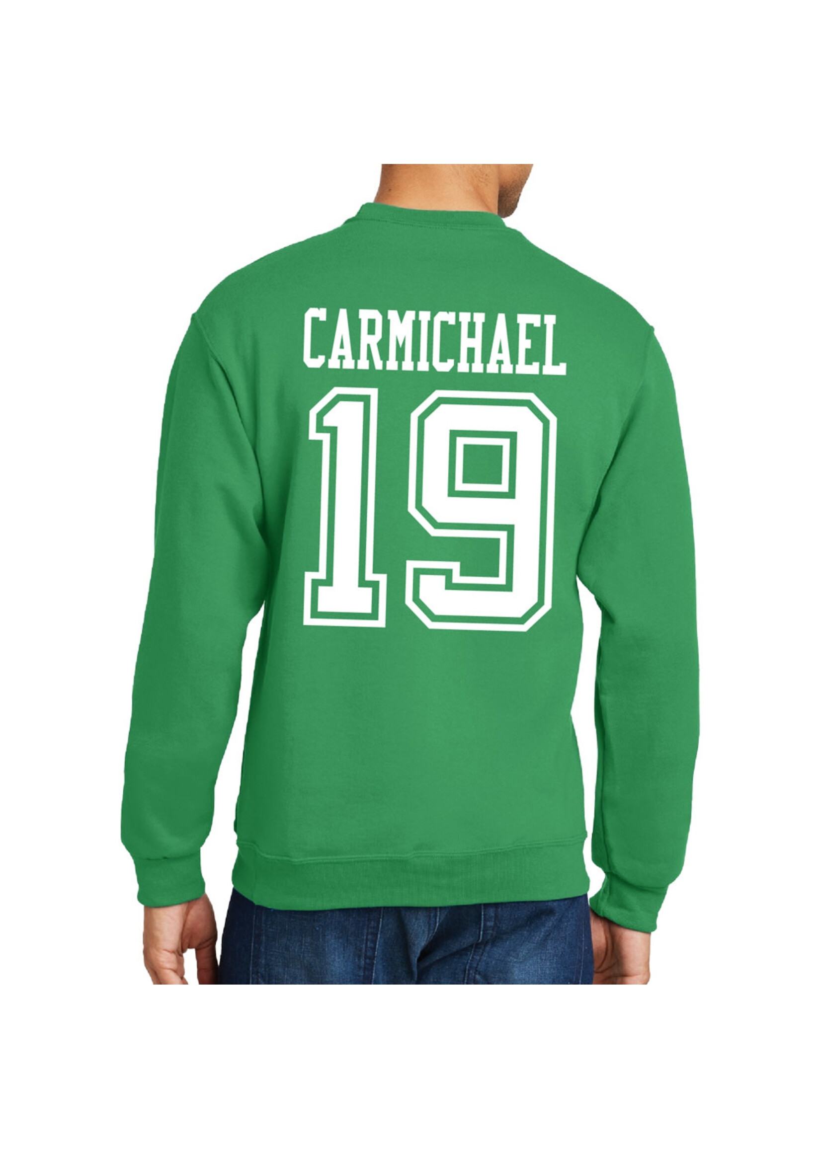 AHUNDYP #19 Idrique Carmichael North Dakota Football Sport Adult Crew