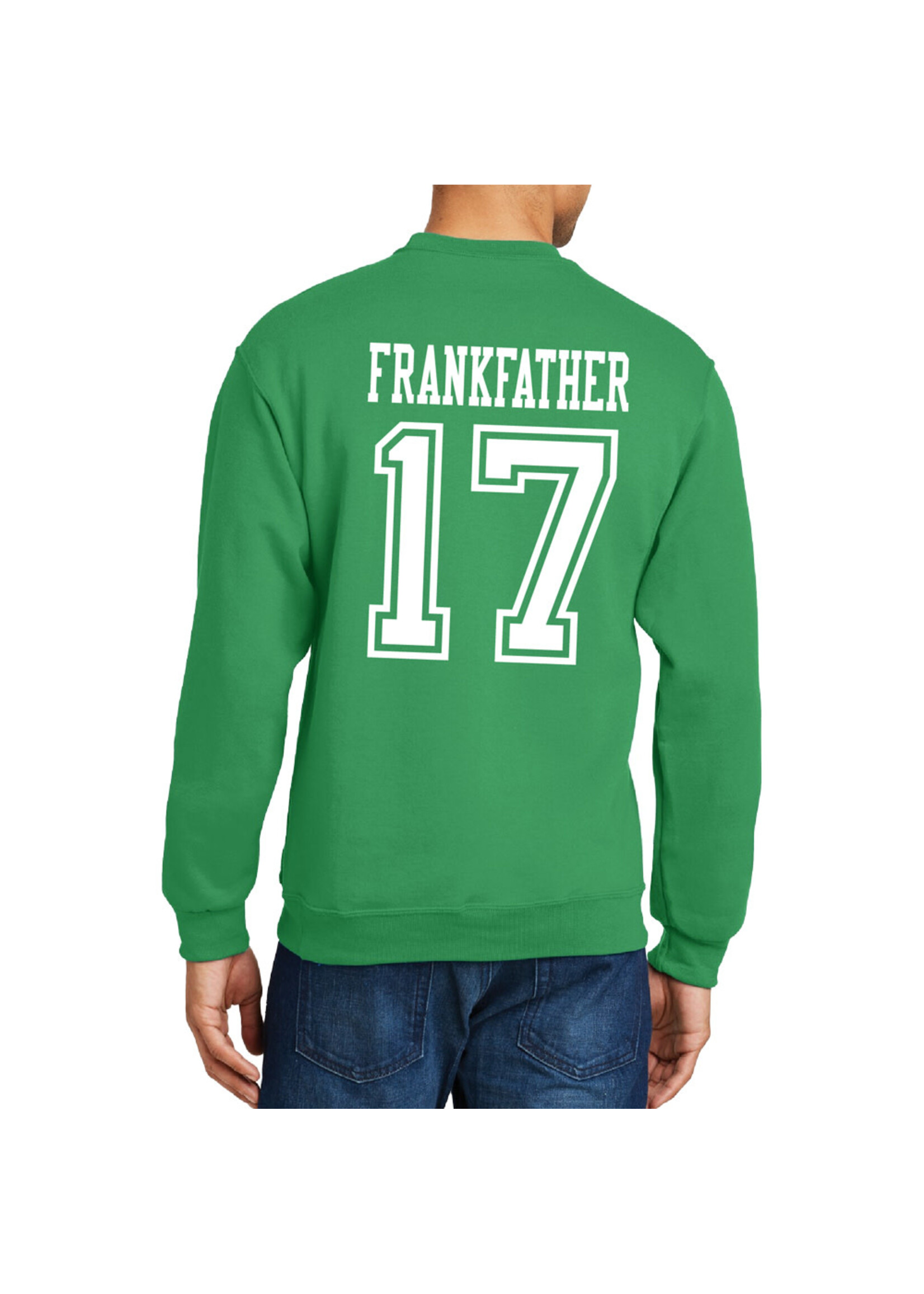 AHUNDYP #17 Nate Frankfather North Dakota Football Sport Adult Crew