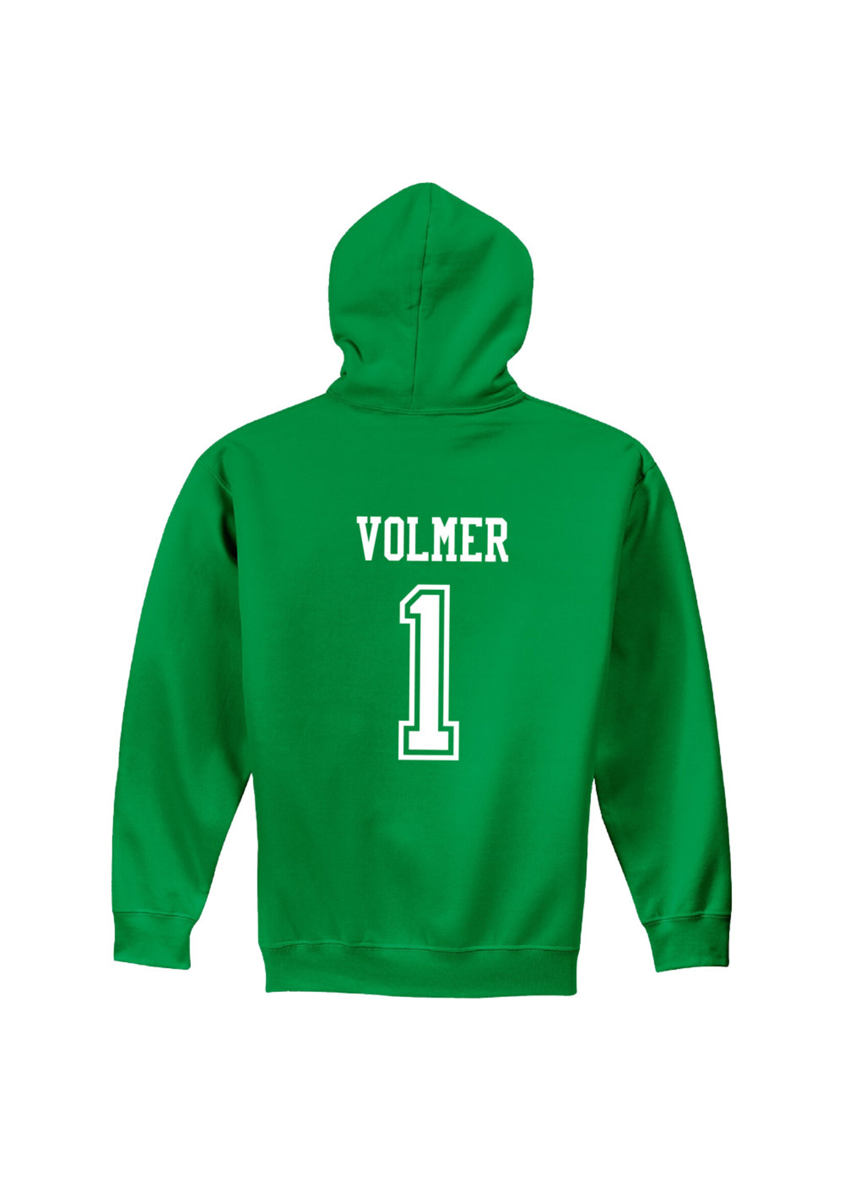 AHUNDYP #1 Skyler Volmer North Dakota Basketball Sport Adult Hood