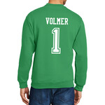 AHUNDYP #1 Skyler Volmer North Dakota Basketball Sport Adult Crew