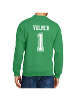 AHUNDYP #1 Skyler Volmer North Dakota Basketball Sport Adult Crew