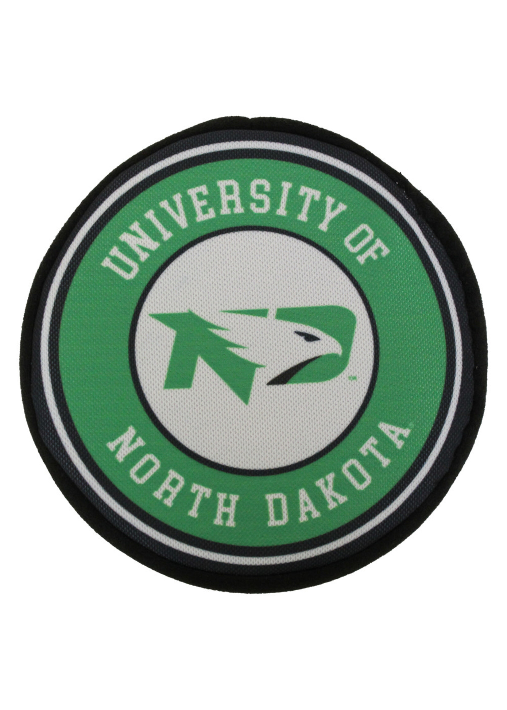 All Star Dogs North Dakota Fighting Hawks Hockey Puck Toy