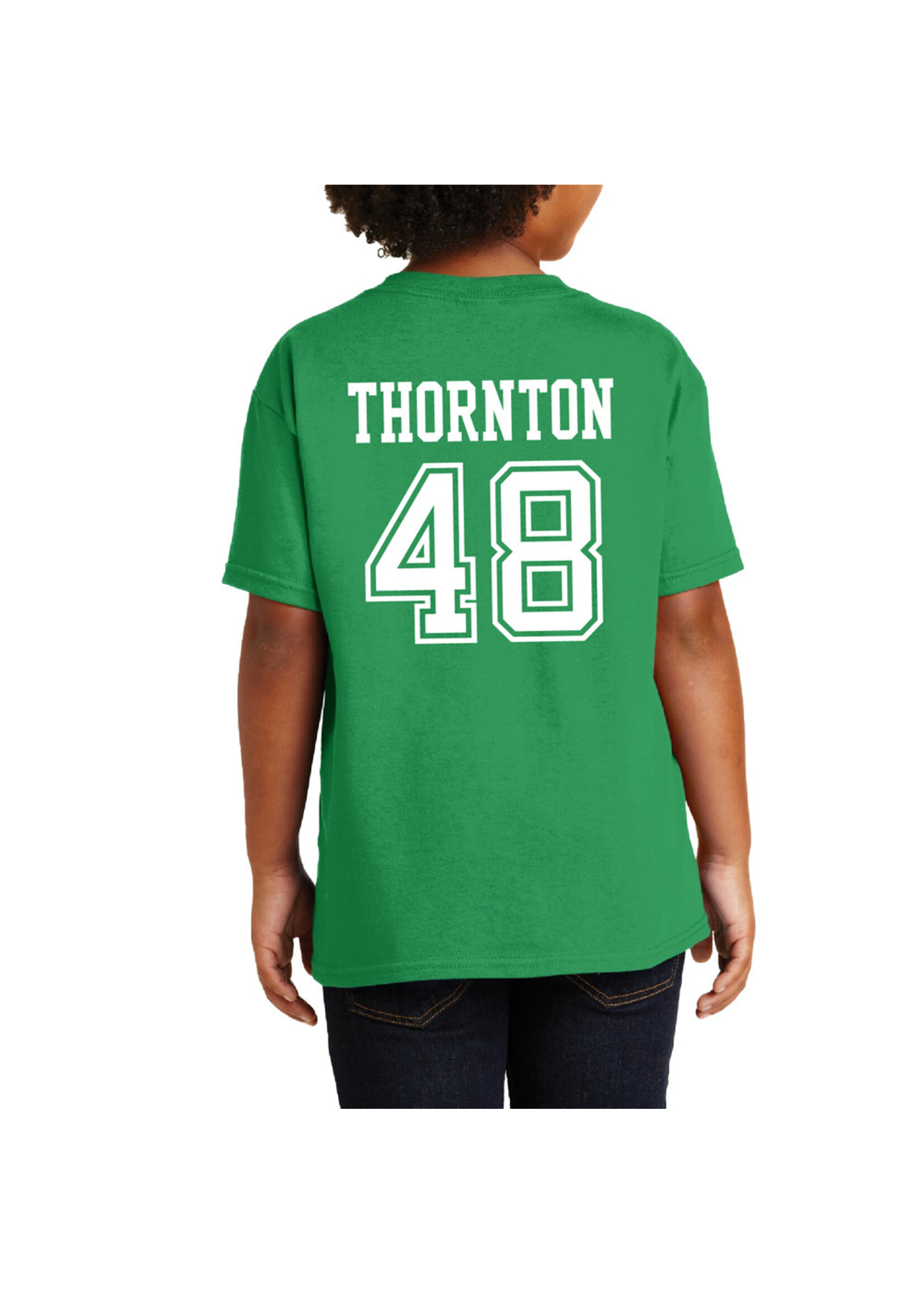 AHUNDYP #48 Brody Thornton North Dakota Football Sport Youth Tee
