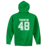 AHUNDYP #48 Brody Thornton North Dakota Football Sport Adult Hood
