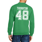 AHUNDYP #48 Brody Thornton North Dakota Football Sport Adult Crew