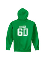 AHUNDYP #60 Carter Gorder North Dakota Football Sport Adult Hood AHUNDYP #60 Carter Gorder North Dakota Football Sport Adult Hood
