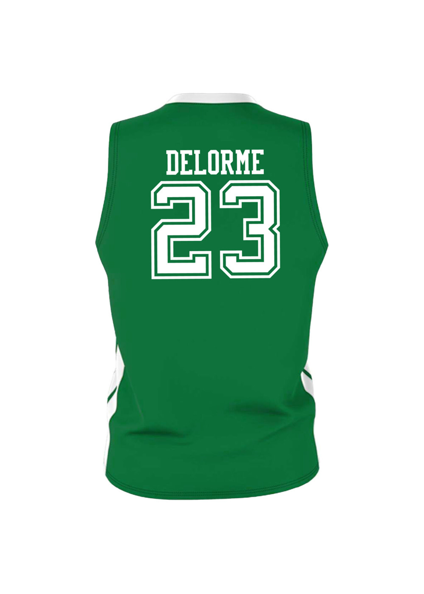 #23 Wylee Delorme Fan North Dakota Basketball Jersey Adult
