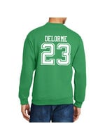 AHUNDYP #23 Wylee Delorme North Dakota Basketball Sport Adult Crew