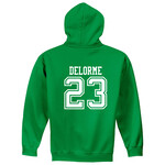 AHUNDYP #23 Wylee Delorme North Dakota Basketball Sport Adult Hood