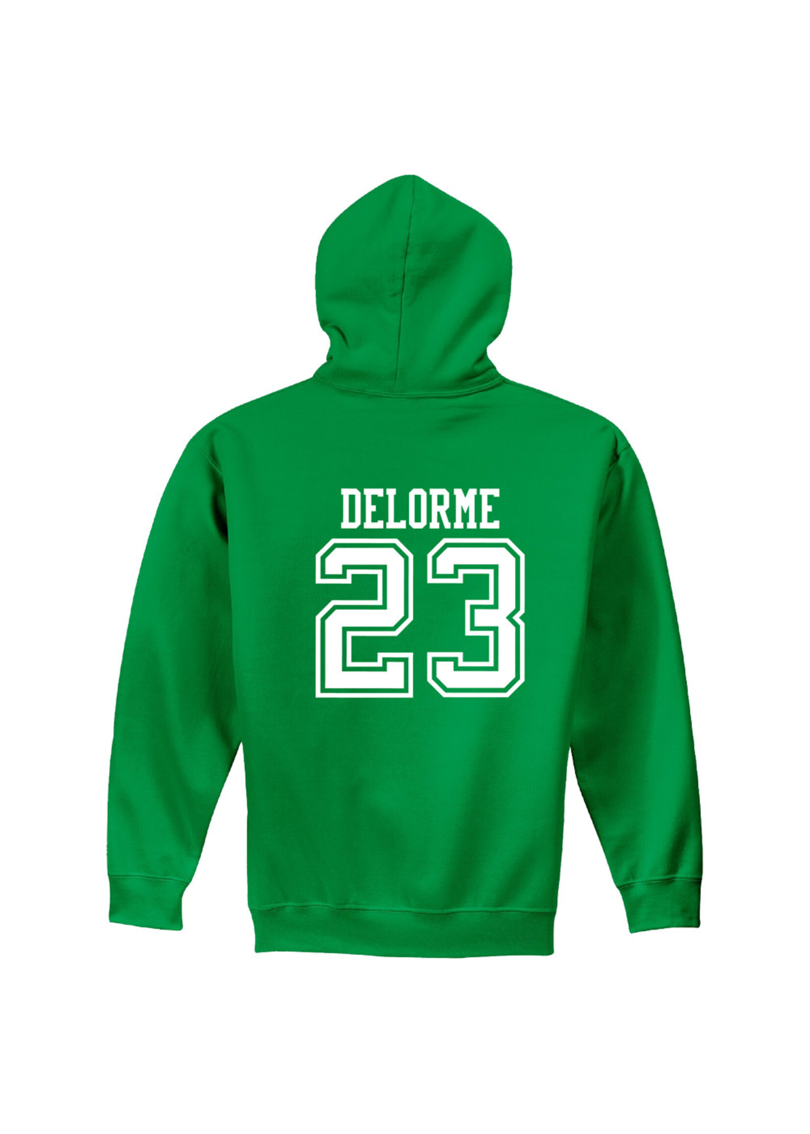 AHUNDYP #23 Wylee Delorme North Dakota Basketball Sport Adult Hood