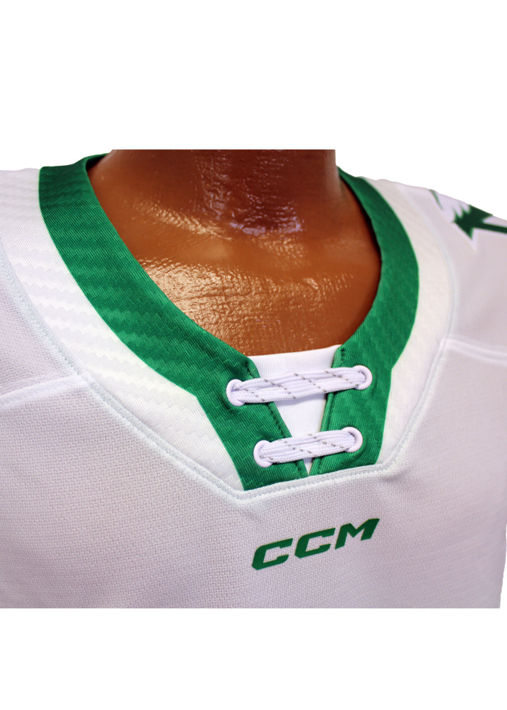 CCM Hockey CCM Authentic Home Alt. White NODAK Hockey Jersey