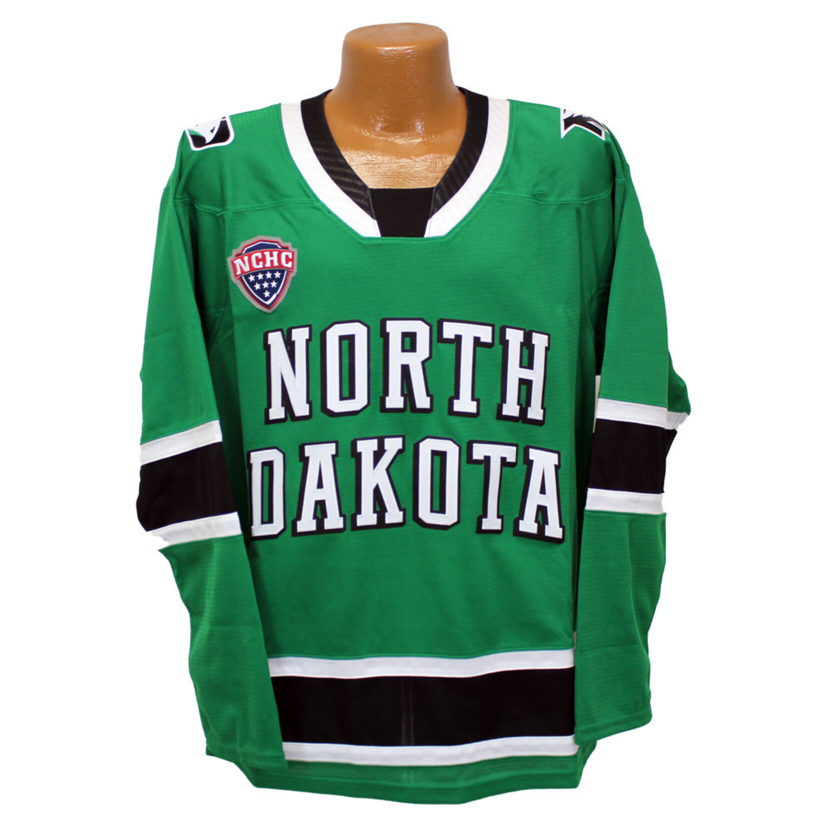 CCM Hockey CCM Authentic Road Kelly Green North Dakota Hockey Jersey