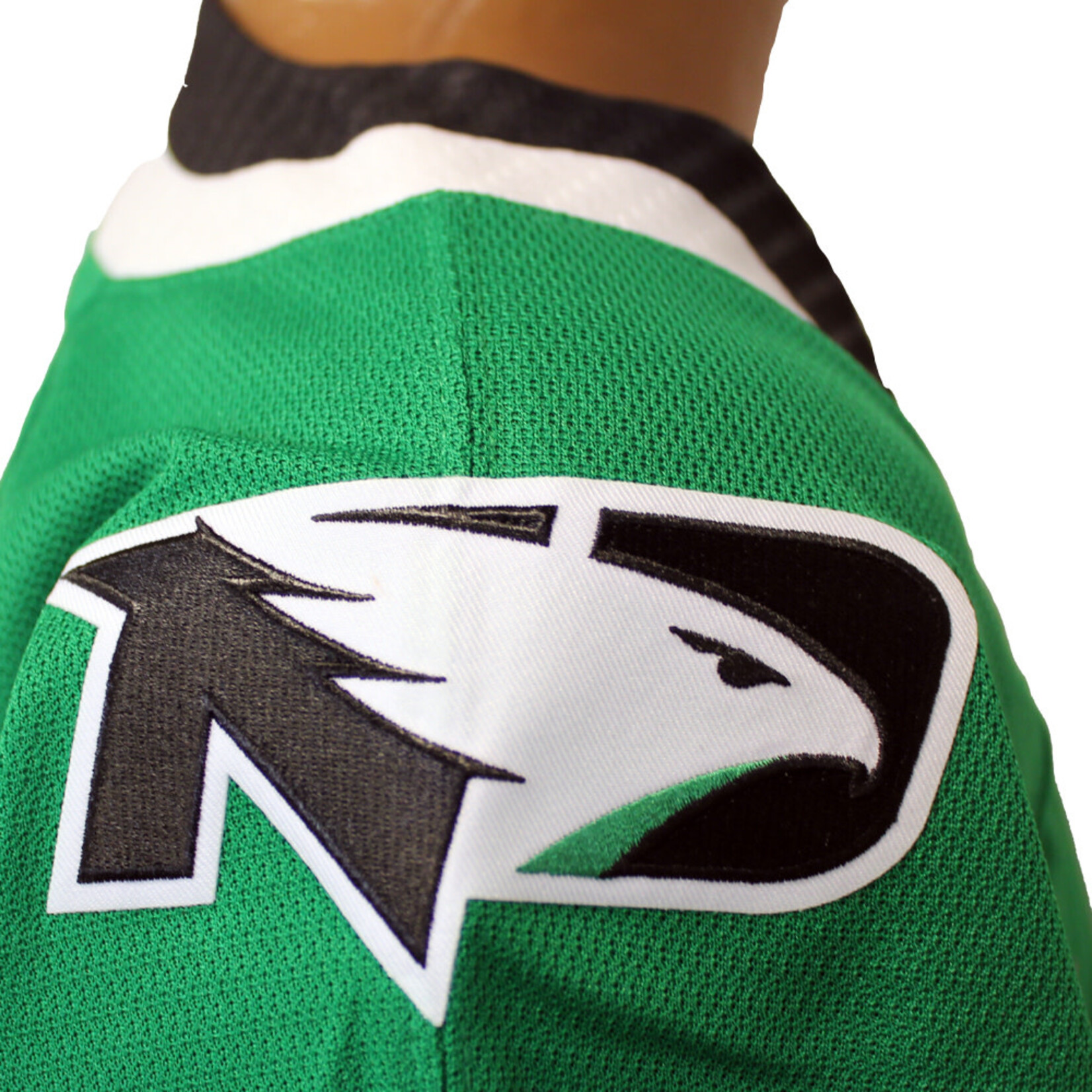 CCM Hockey CCM Authentic Road Kelly Green North Dakota Hockey Jersey