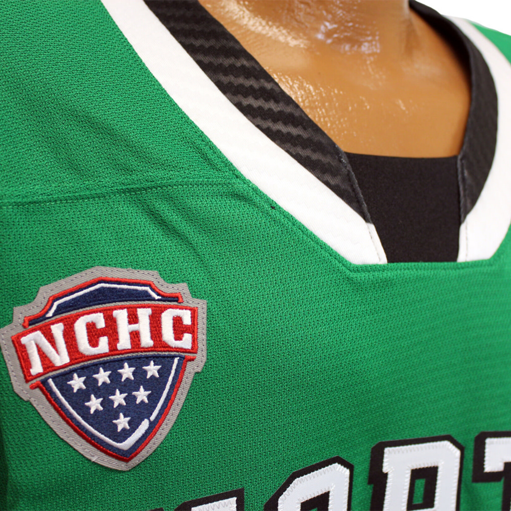 CCM Hockey CCM Authentic Road Kelly Green North Dakota Hockey Jersey