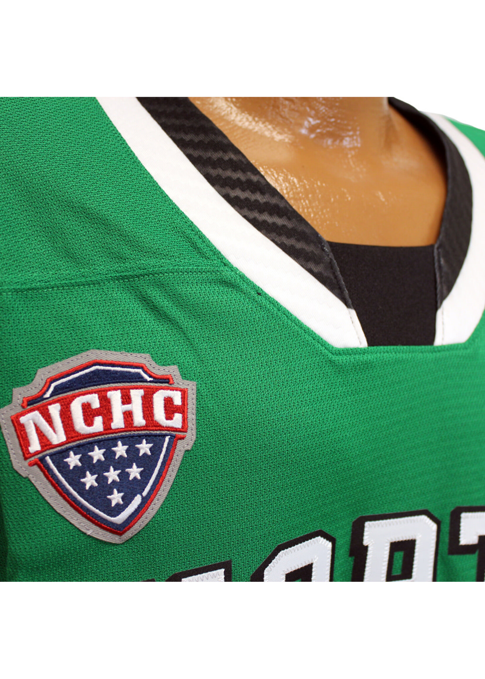 CCM Hockey CCM Authentic Road Kelly Green North Dakota Hockey Jersey