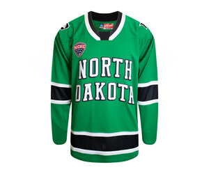 CCM Authentic Road Kelly Green North Dakota Hockey Jersey