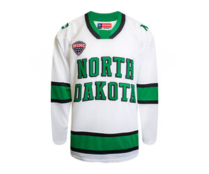 CCM Replica Home White North Dakota Hockey Jersey - Sioux