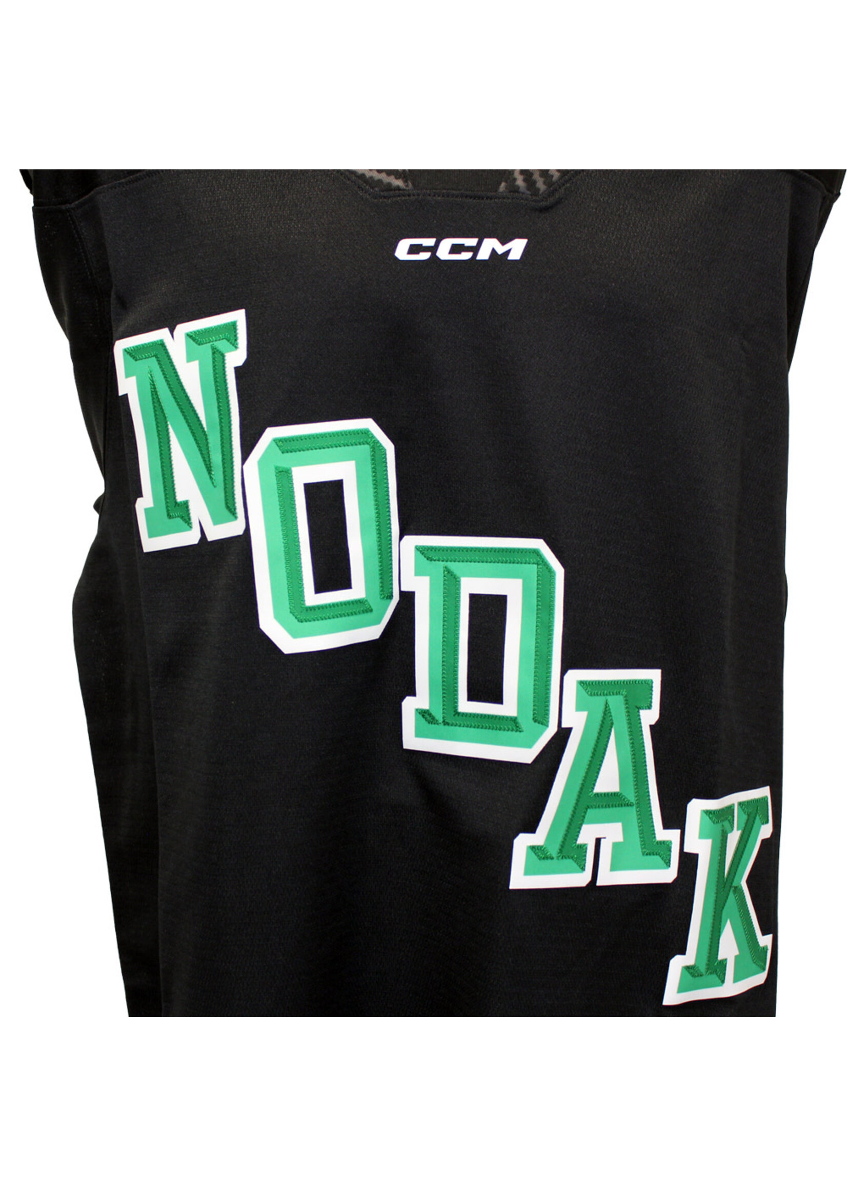 CCM Hockey CCM Replica Road Alt. Black NODAK Hockey Jersey
