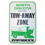 Wincraft North Dakota Hockey Tow Away Zone Parking Sign