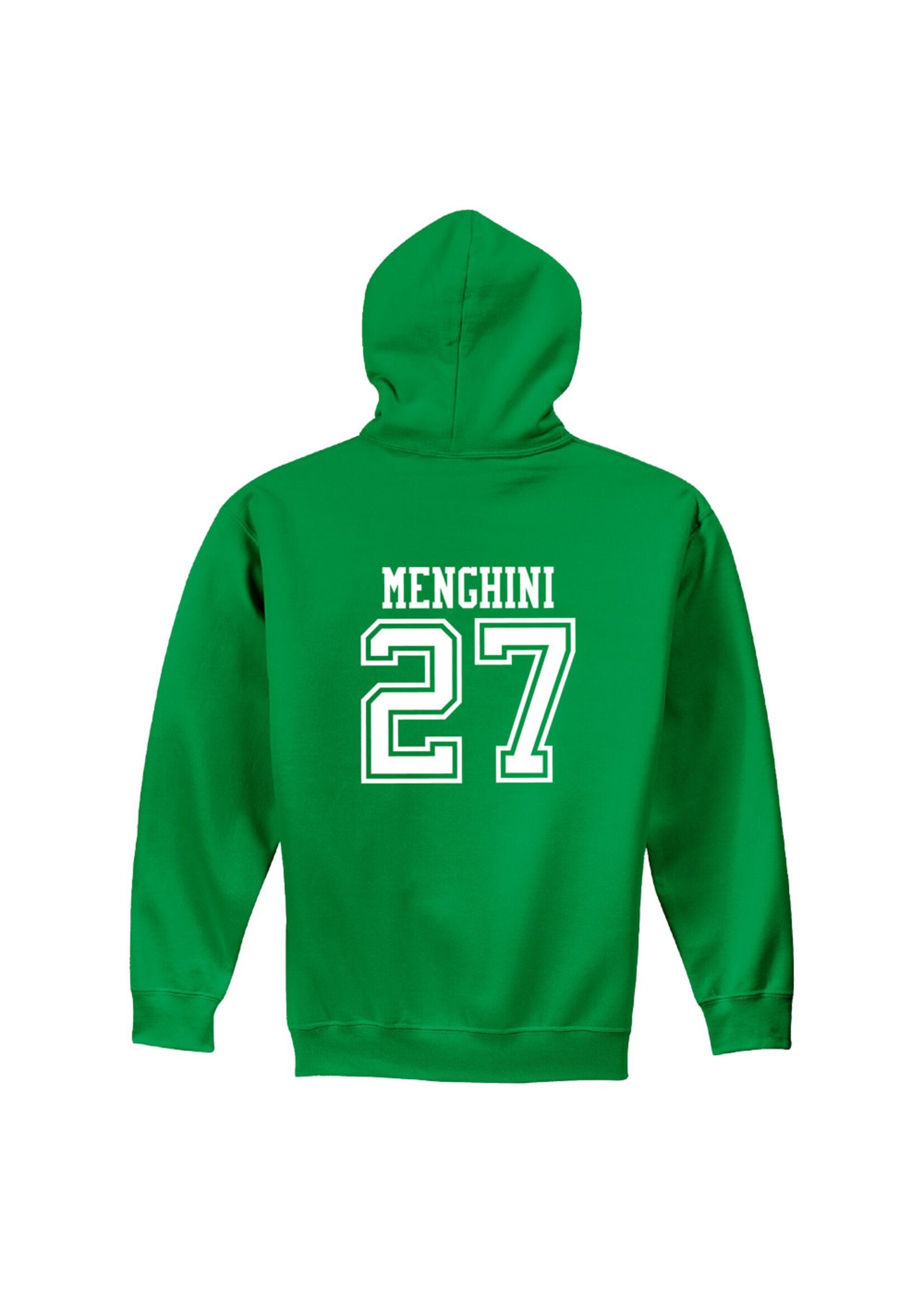 AHUNDYP #27 Anthony Menghini North Dakota Hockey Sport Adult Hood