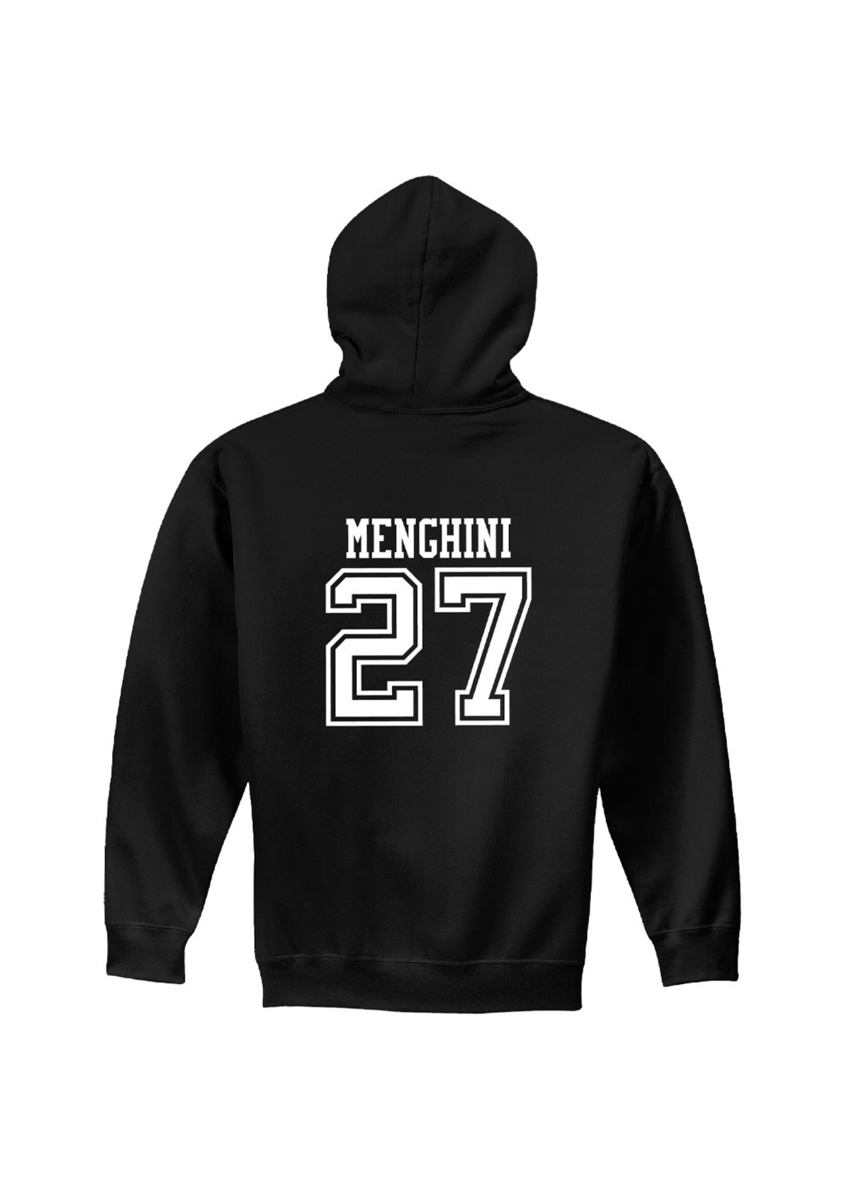 AHUNDYP #27 Anthony Menghini North Dakota Hockey Sport Adult Hood