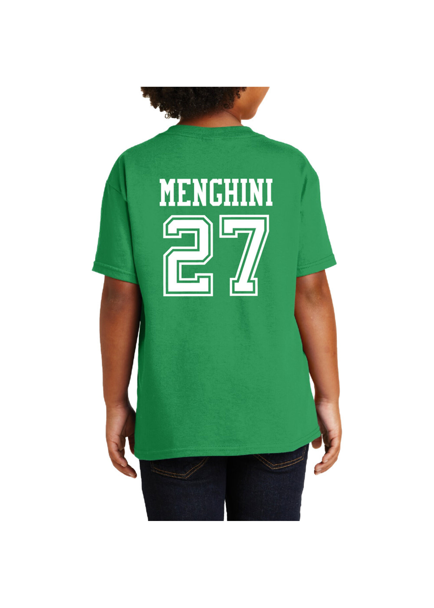 AHUNDYP #27 Anthony Menghini North Dakota Hockey Sport Youth Tee