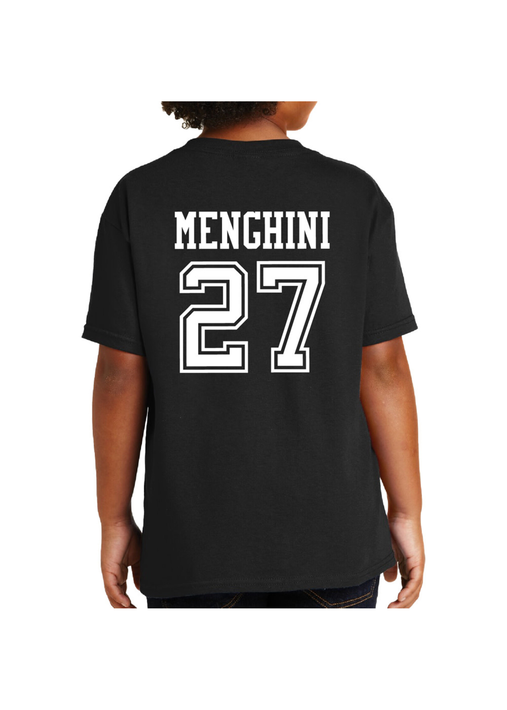 AHUNDYP #27 Anthony Menghini North Dakota Hockey Sport Youth Tee