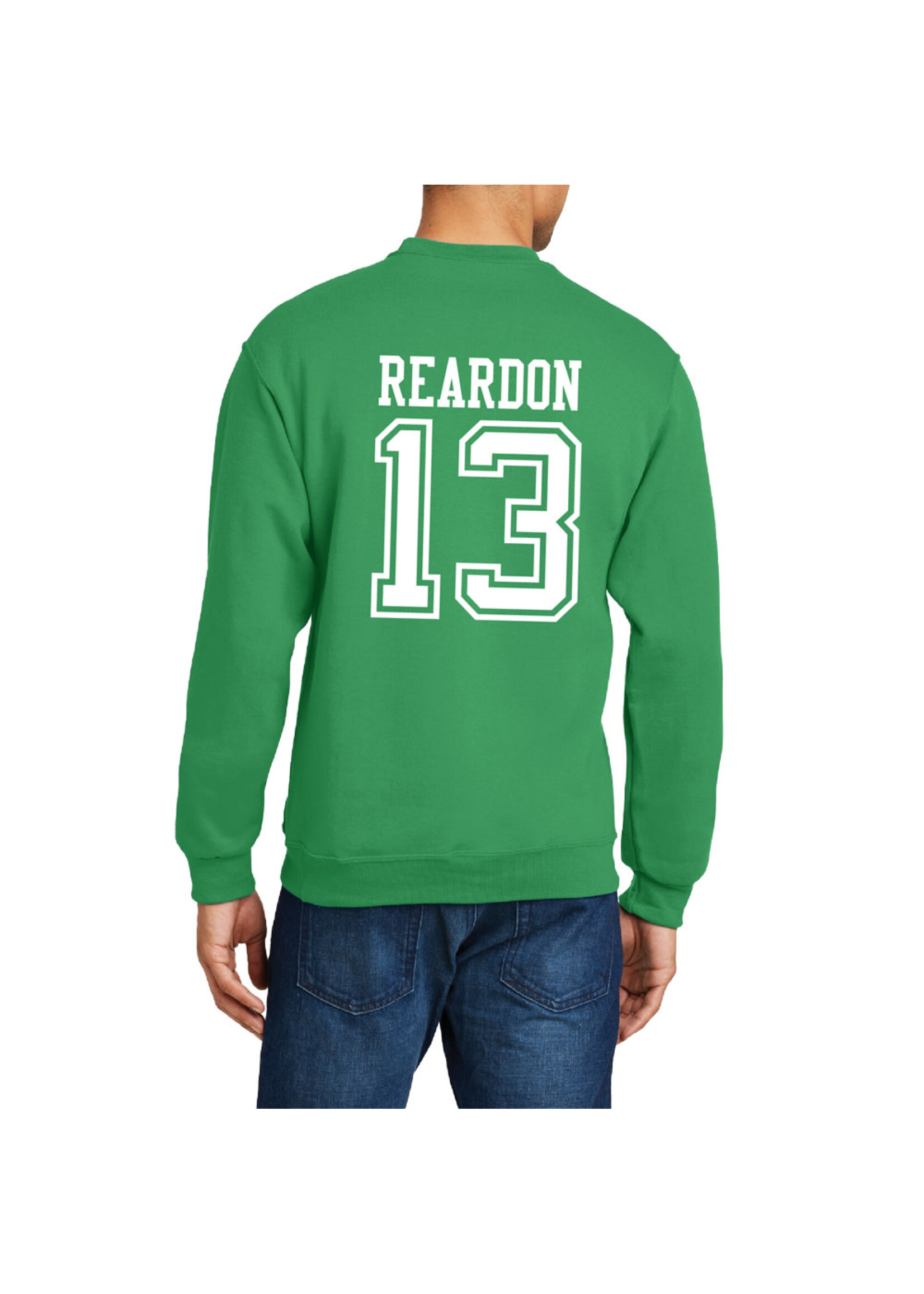 AHUNDYP #13 Lauren Reardon North Dakota Basketball Sport Adult Crew