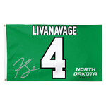Wincraft Jake Livanavage #4 UND Hockey 3' x 5' Flag