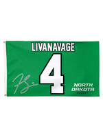 Wincraft Jake Livanavage #4 UND Hockey 3' x 5' Flag