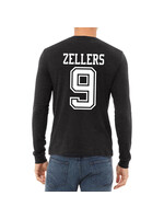 AHUNDYP #9 Will Zellers North Dakota Hockey Sport Adult Long Sleeve