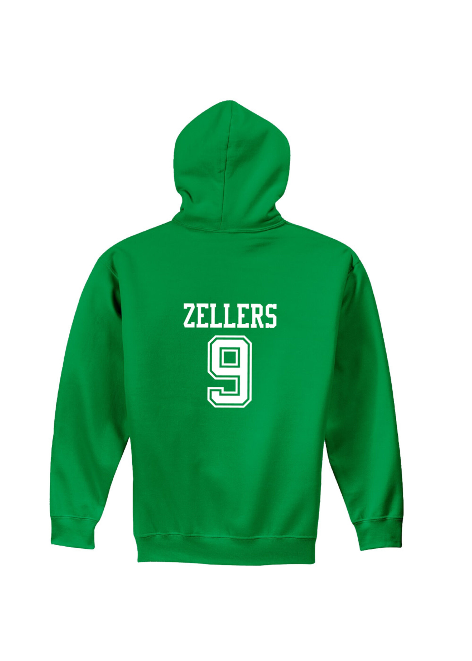 AHUNDYP #9 Will Zellers North Dakota Hockey Sport Youth Hood