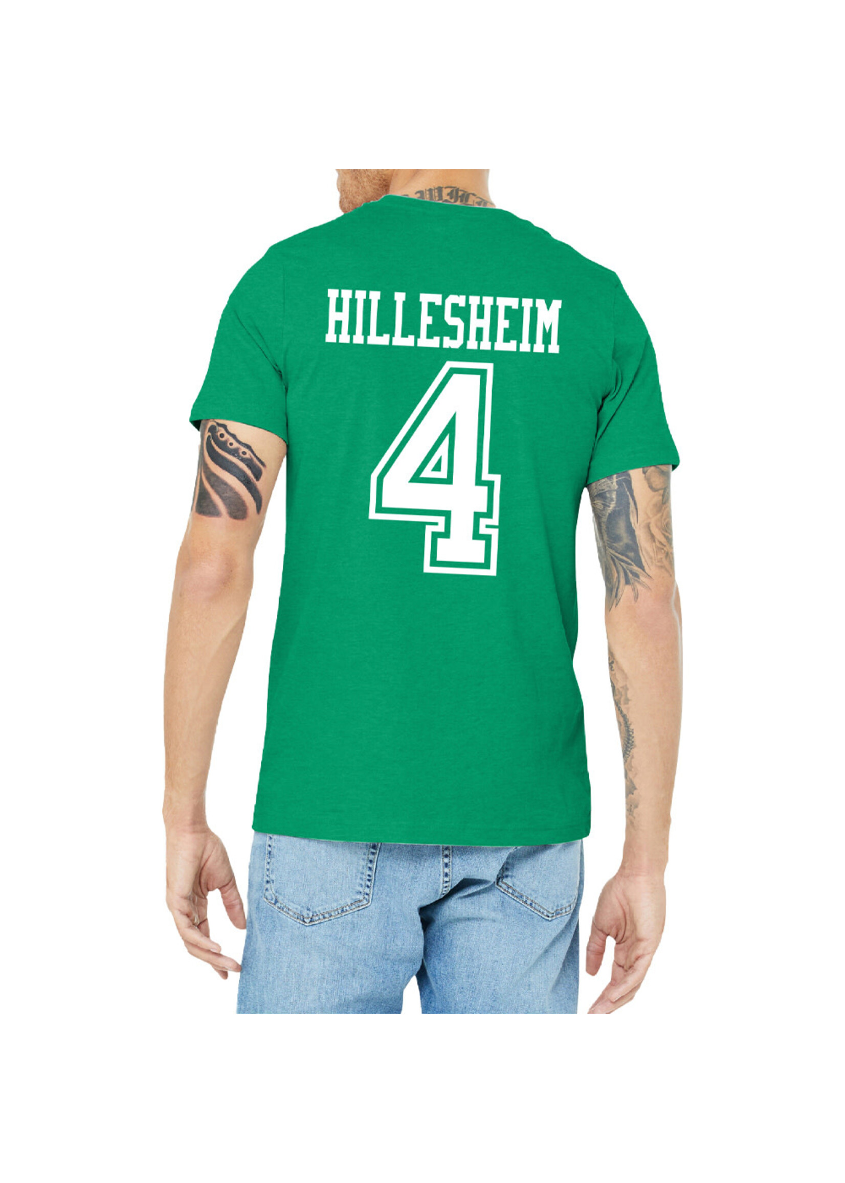 AHUNDYP #4 Lauren Hillesheim North Dakota Basketball Sport  Adult Tee