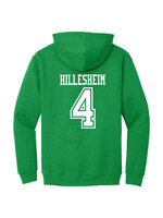 AHUNDYP Lauren Hillesheim #4 North Dakota Basketball Sport Adult Hood