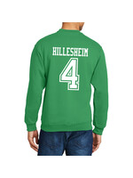 AHUNDYP #4 Lauren Hillesheim North Dakota Basketball Sport Adult Crew