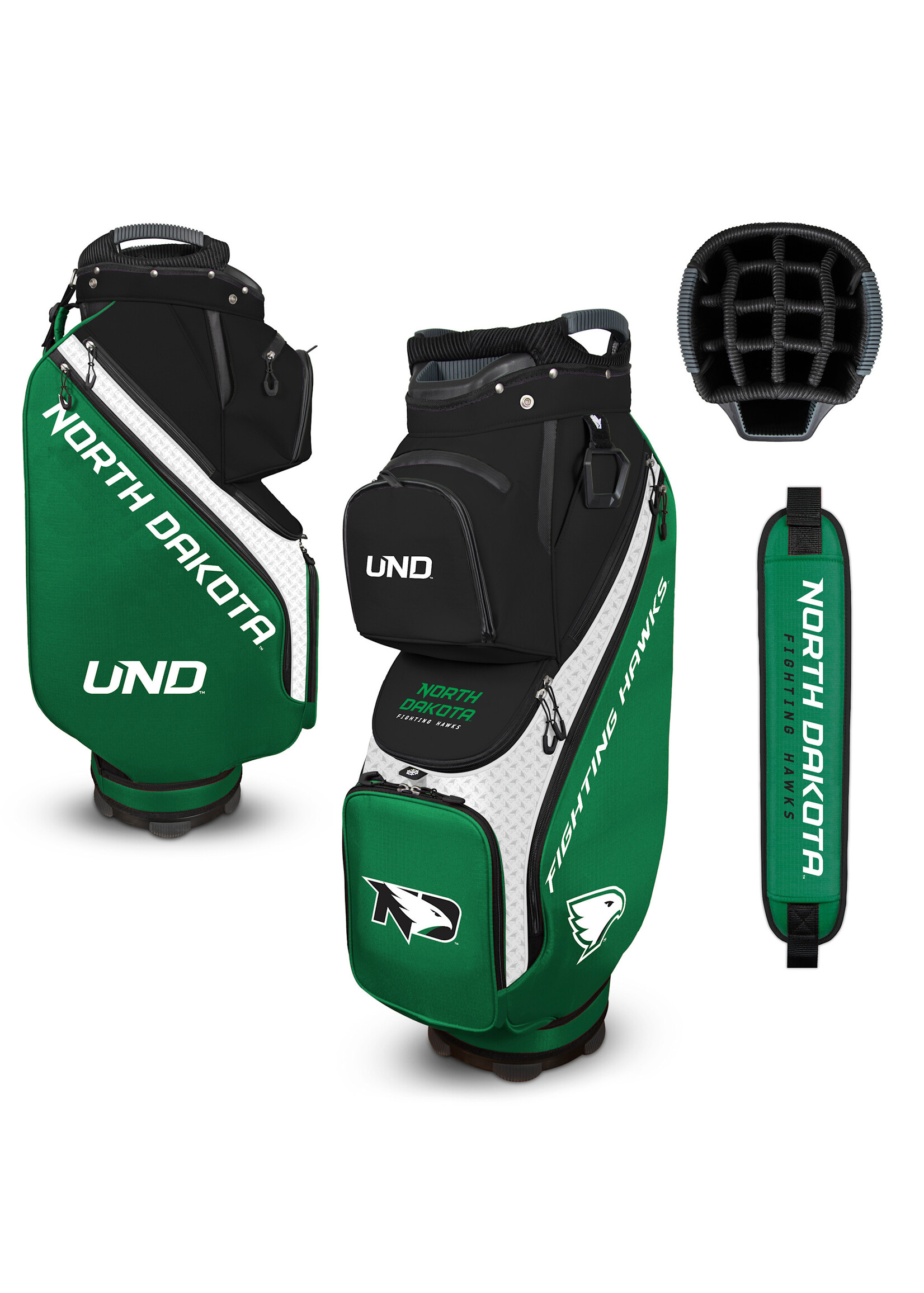 Wincraft North Dakota Fighting Hawks The Clubhouse Cart Golf Bag