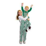 Youth Game Bibs - Kelly & White