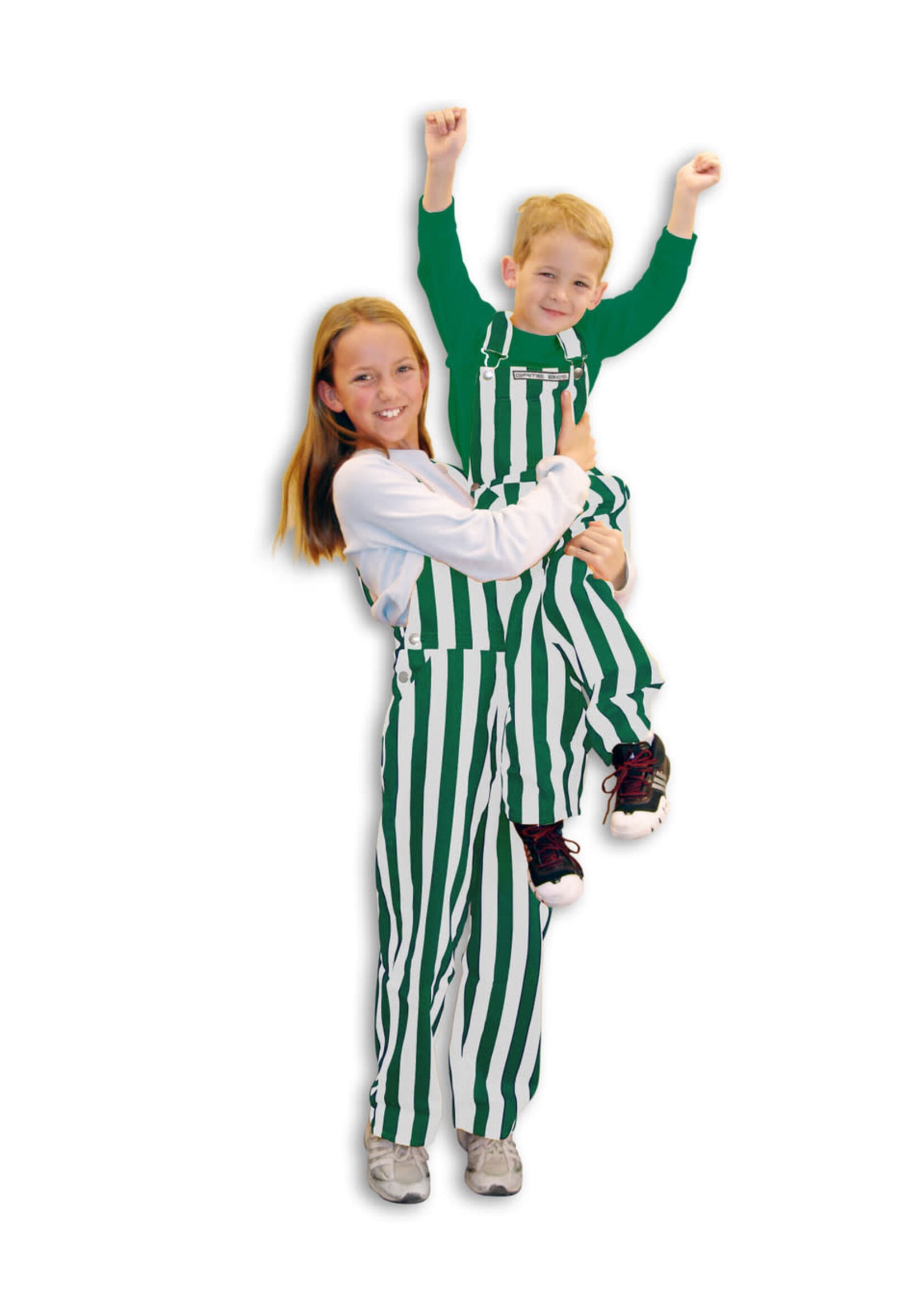 Youth Game Bibs - Kelly & White