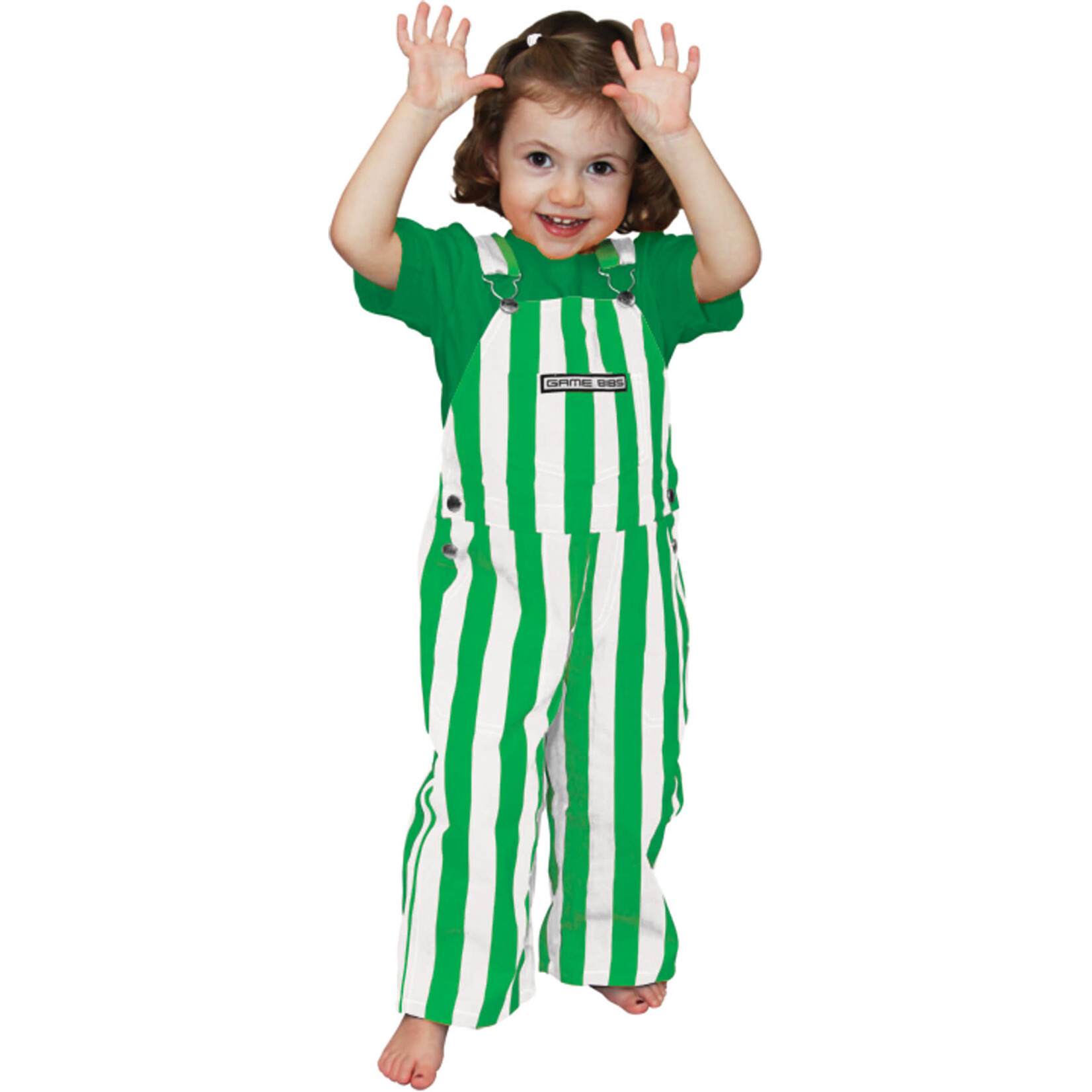 Infant/Toddler Game Bibs - Kelly & White