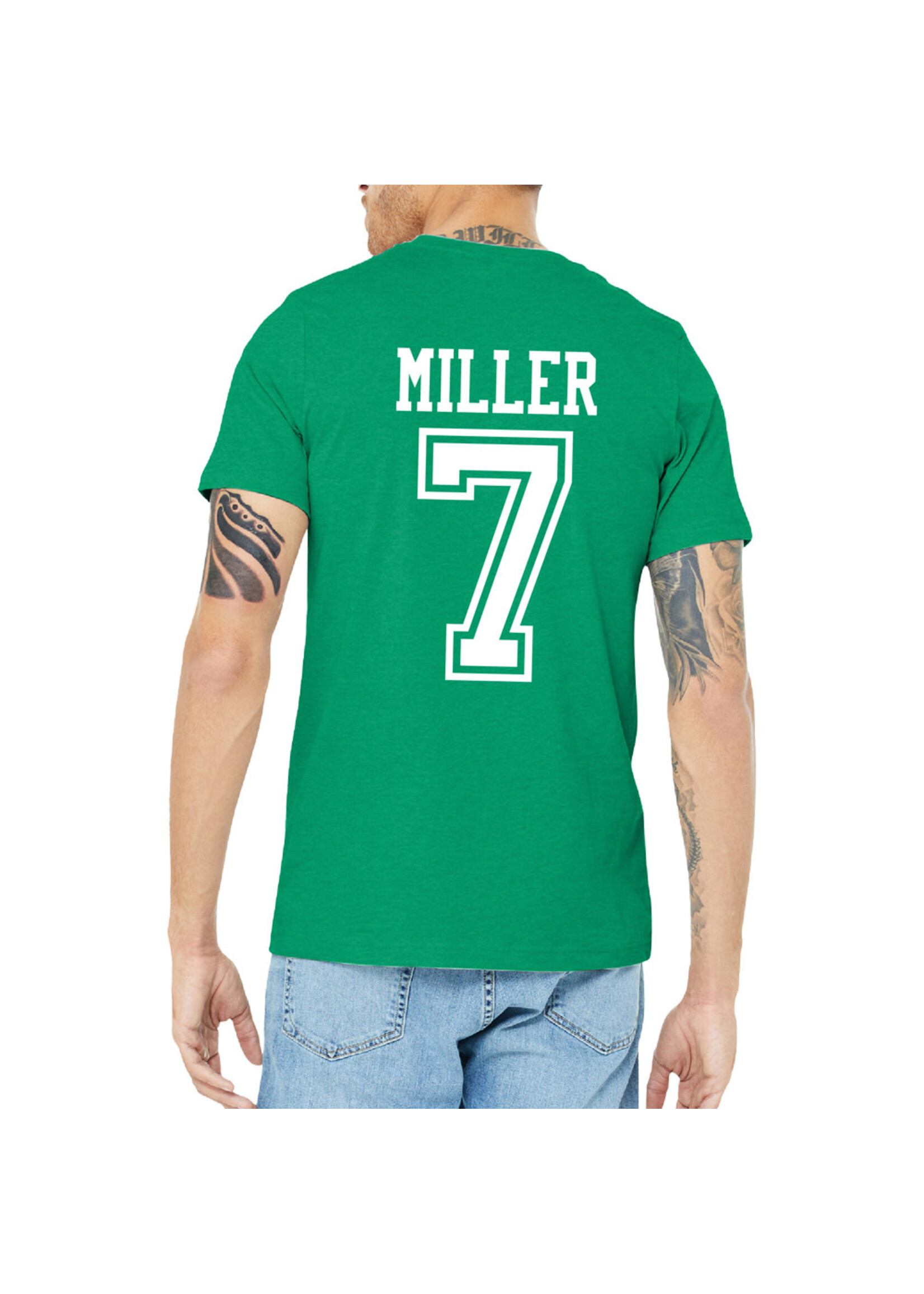 AHUNDYP #7 Hanna Miller North Dakota Basketball Sport  Adult Tee