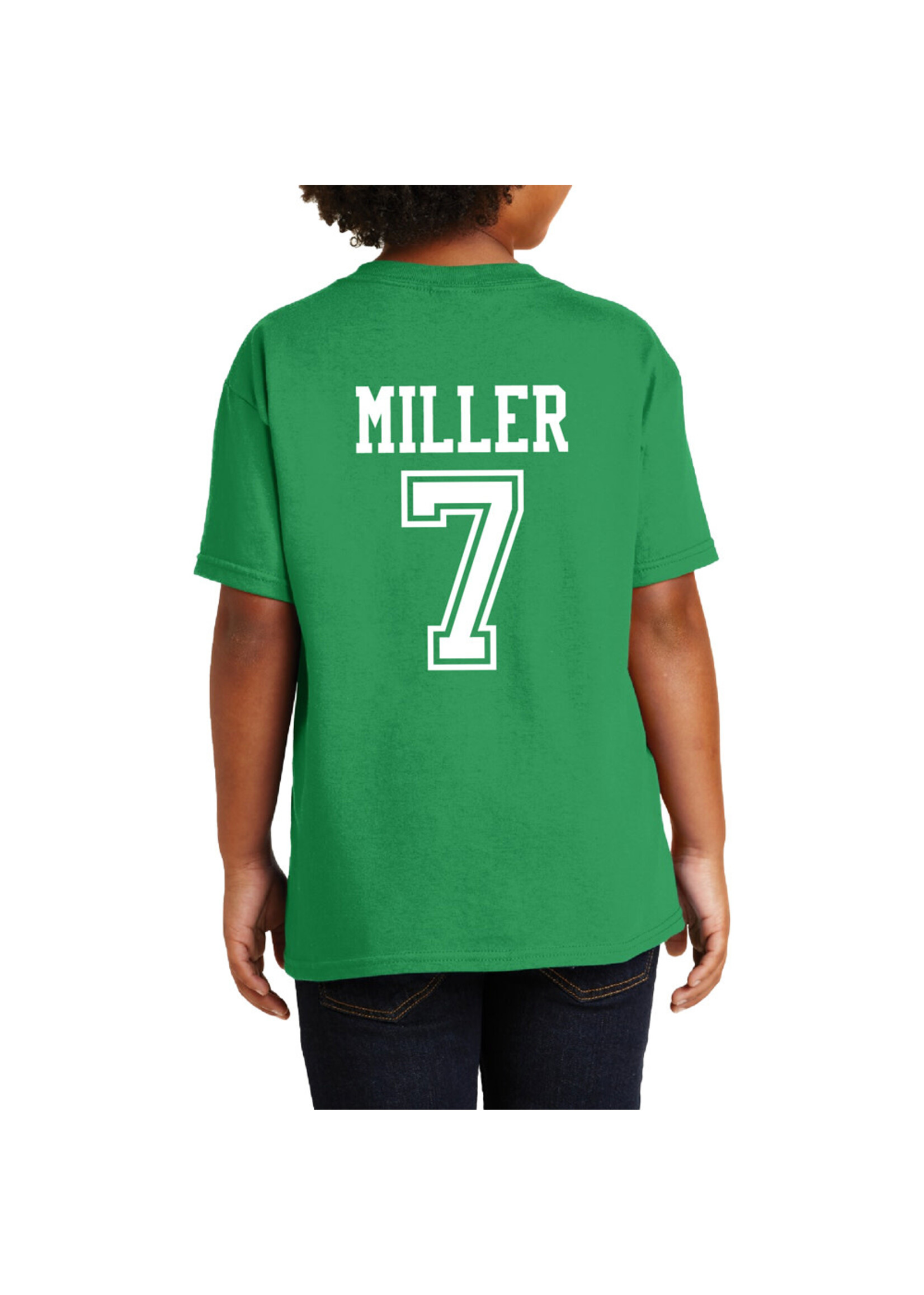 AHUNDYP #7 Hanna Miller North Dakota Basketball Sport Youth Tee