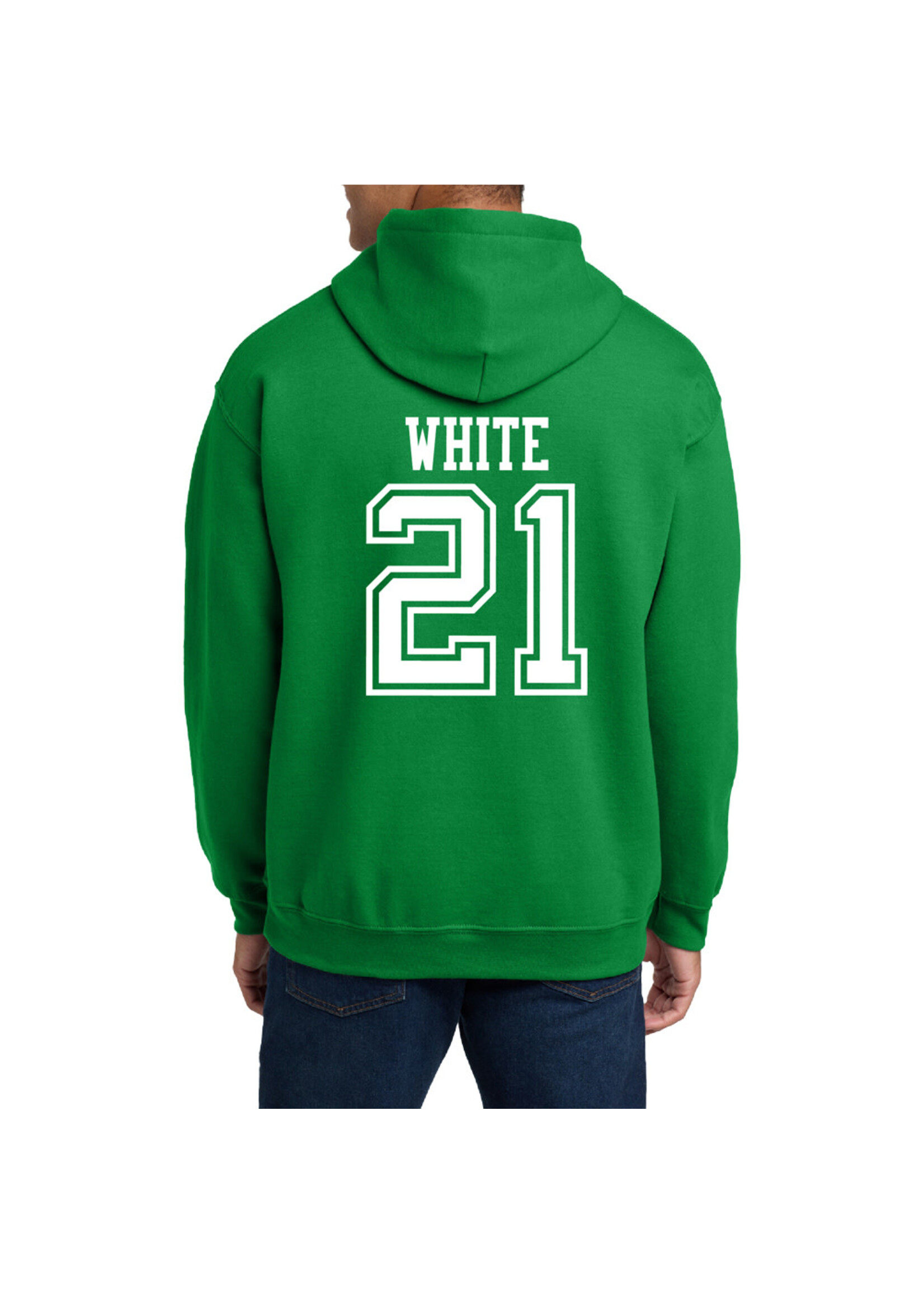 AHUNDYP #21 Sadie White North Dakota Volleyball Sport Youth Hood