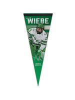 Wincraft Abram Wiebe #25 UND Hockey 12" x 30" Player Pennant