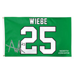 Wincraft Abram Wiebe #25 UND Hockey 3' x 5' Flag