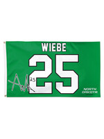 Wincraft Abram Wiebe #25 UND Hockey 3' x 5' Flag