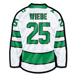 Wincraft Abram Wiebe #25 UND Hockey Jersey Wood Sign