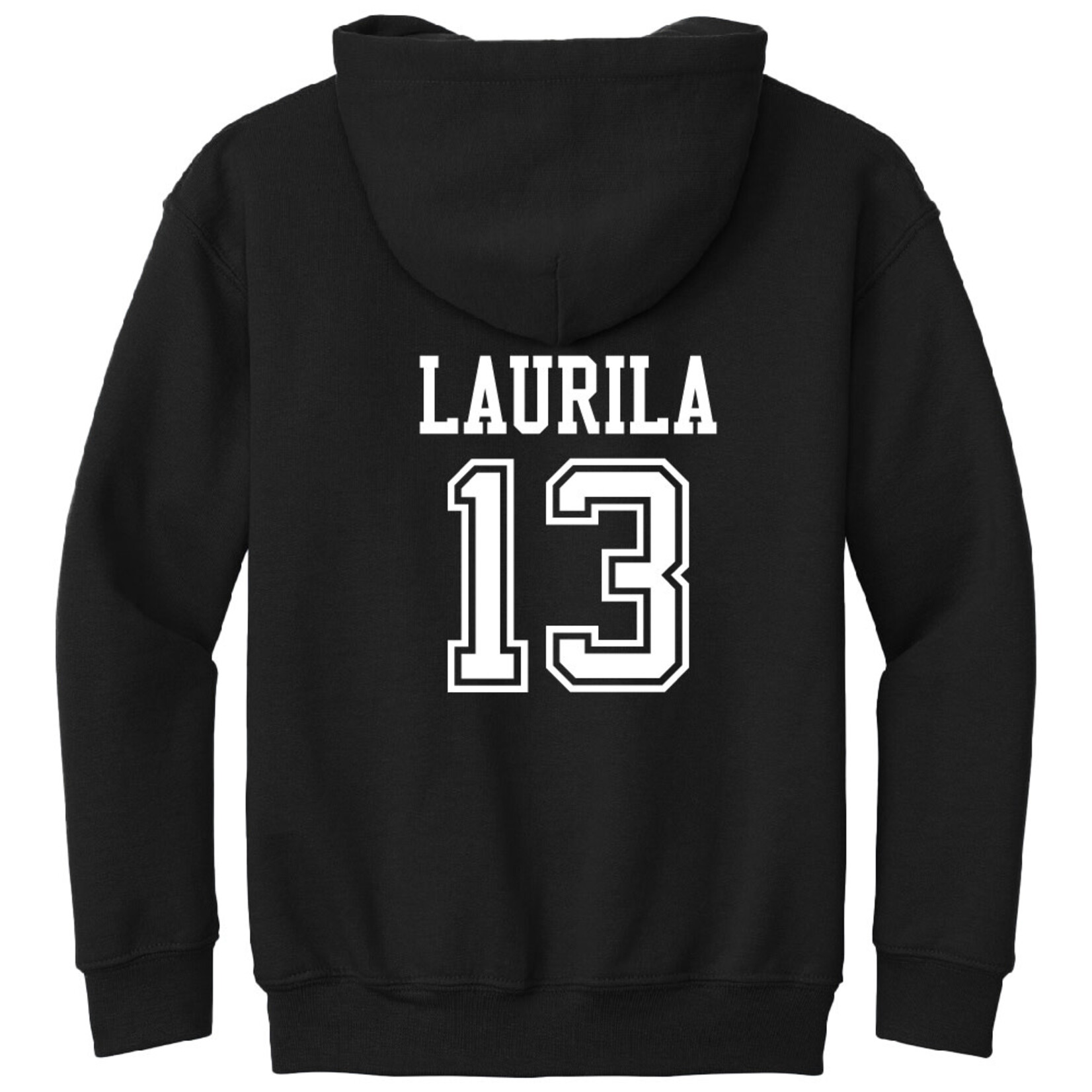 AHUNDYP #13 Sam Laurila North Dakota Hockey Sport Youth Hood