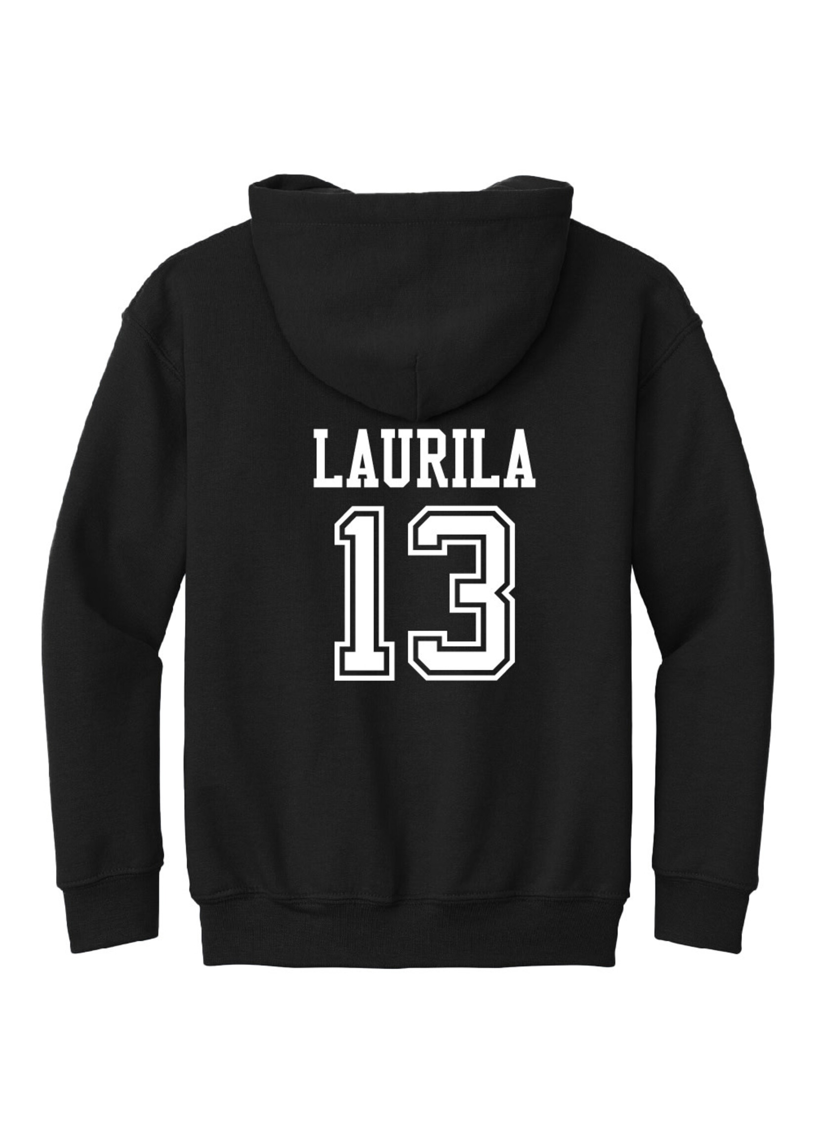 AHUNDYP #13 Sam Laurila North Dakota Hockey Sport Youth Hood