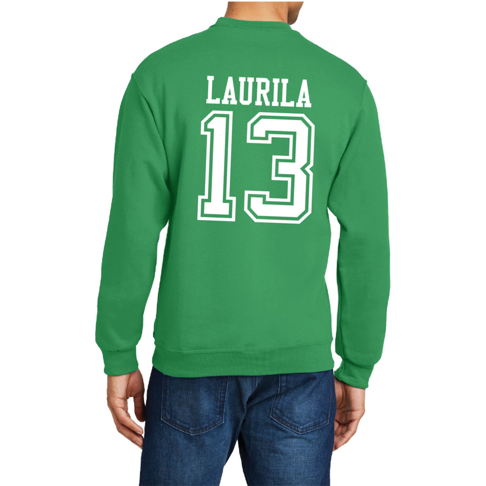 AHUNDYP #13 Sam Laurila North Dakota Hockey Sport Adult Crew