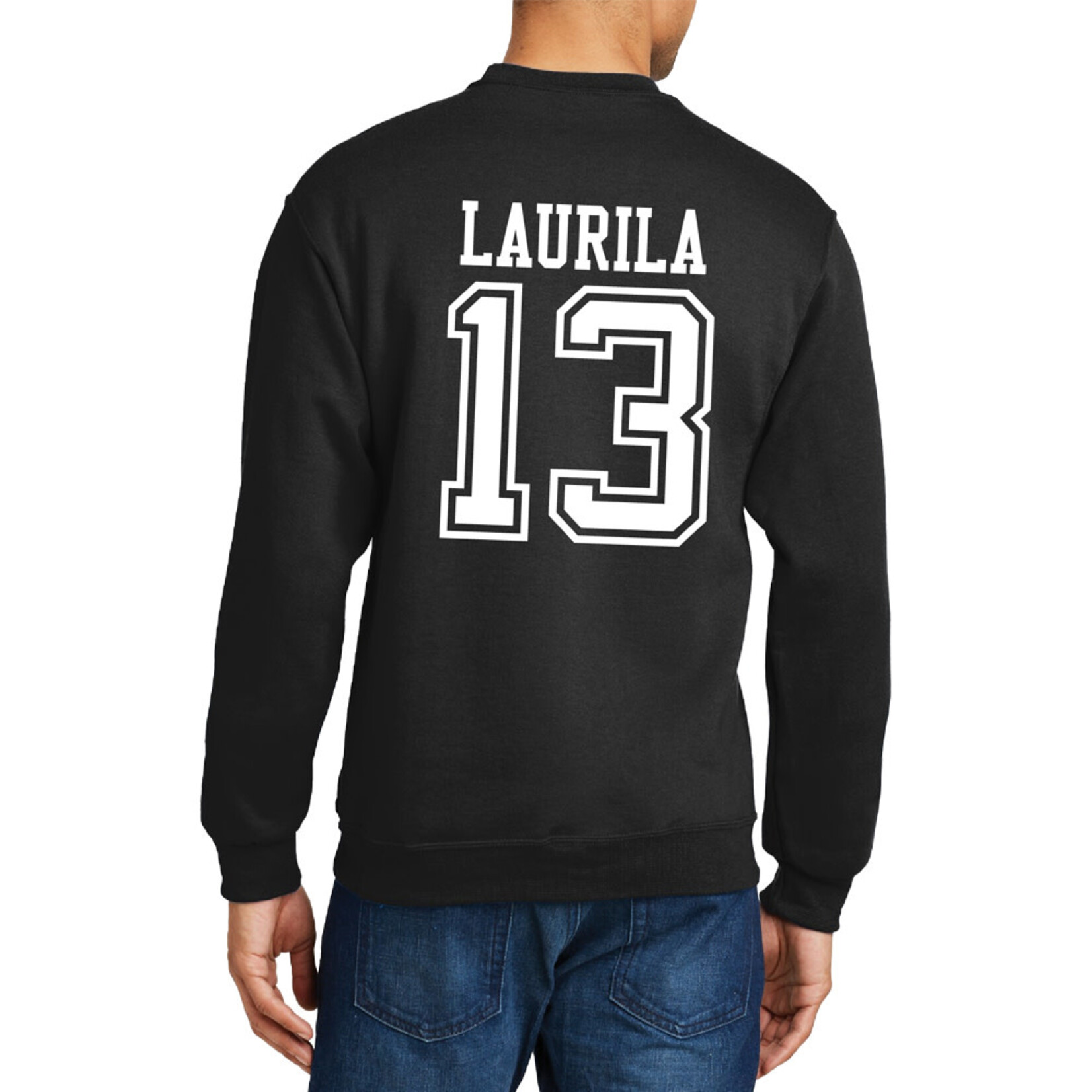 AHUNDYP #13 Sam Laurila North Dakota Hockey Sport Adult Crew